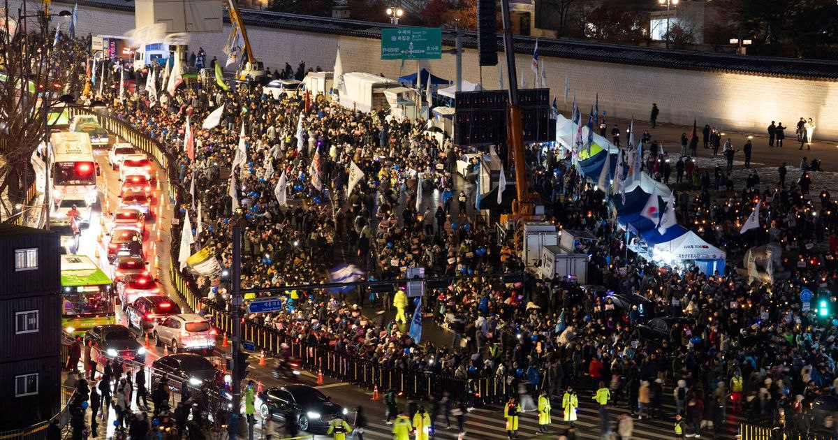 Video Protest Uria N Coreea De Sud De Oameni Au Cerut