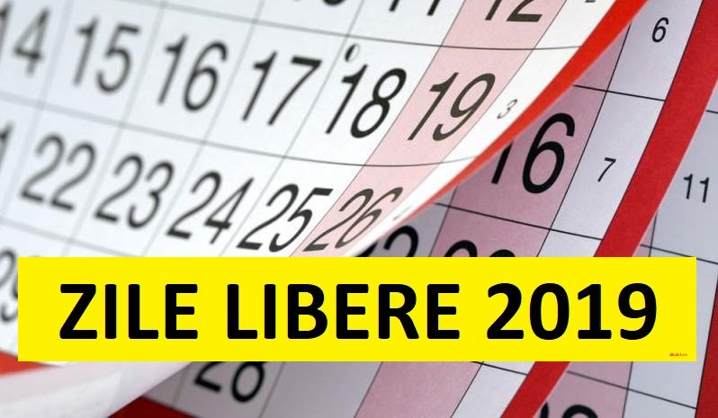 Zile Libere 2019 Cand Se RecupereazÄƒ Zilele De 24 Si 31 Decembrie Calendar SÄƒrbÄƒtori Legale 2019