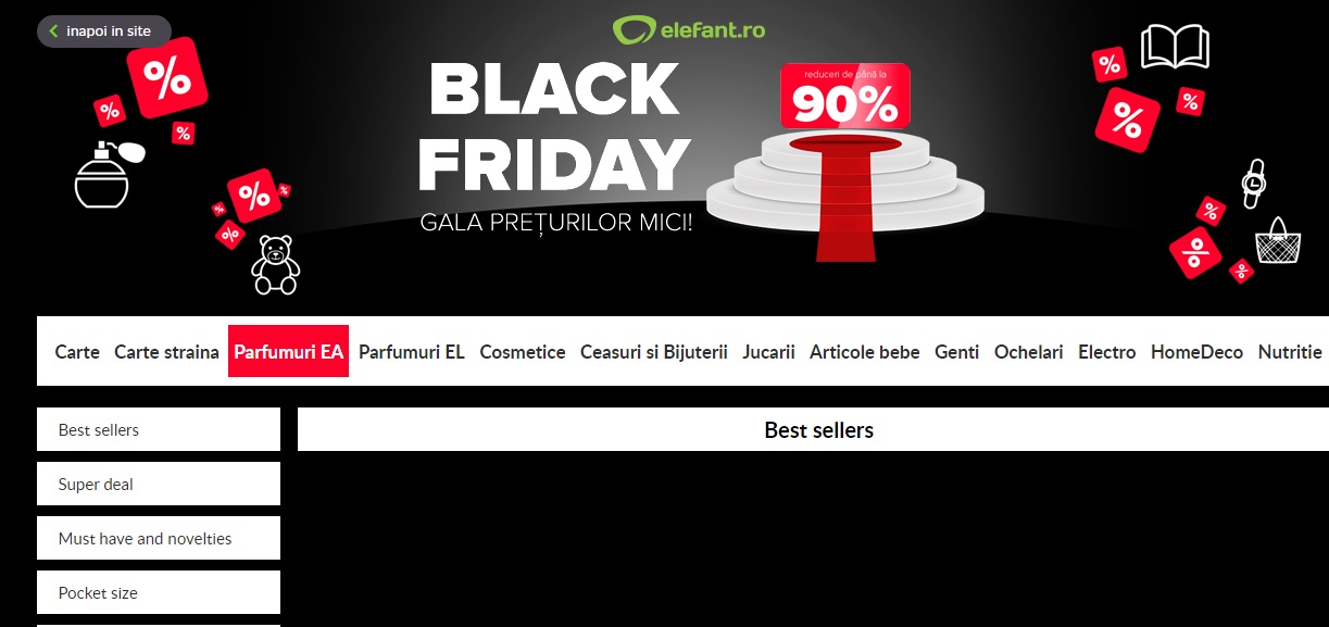 Elefant Ro Face Reduceri Mari De Black Friday 2019