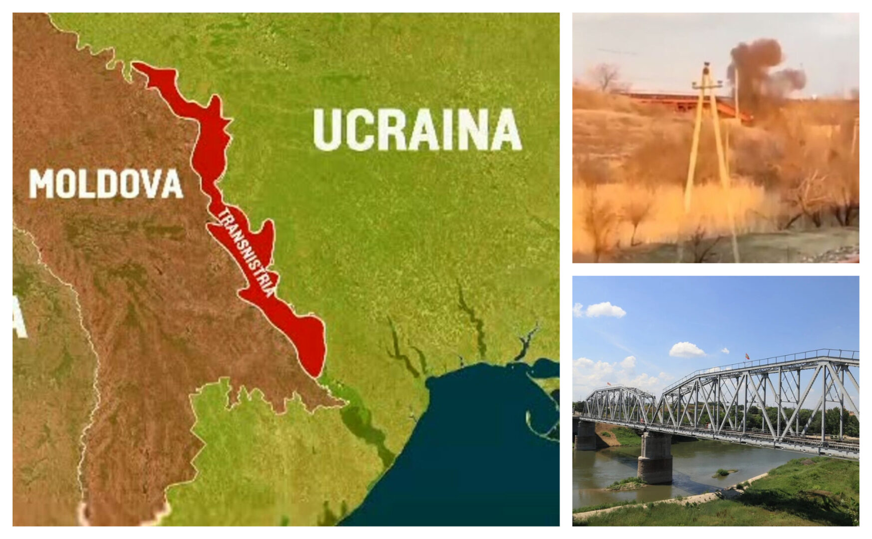 Ucraina a distrus un pod care o lega de Transnistria