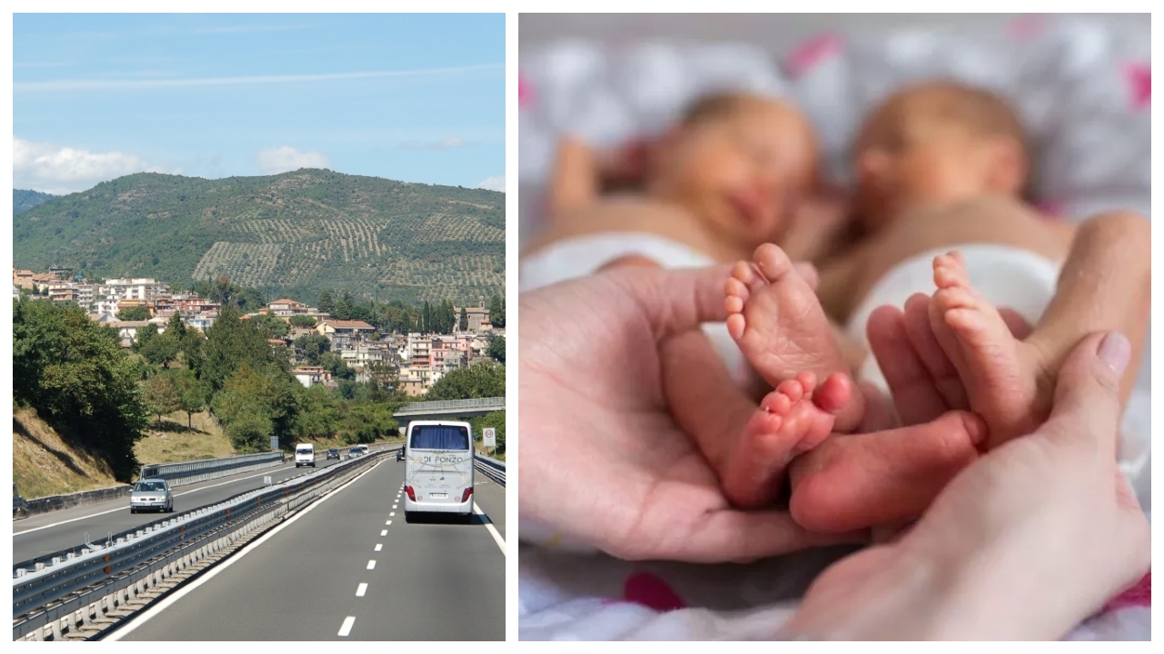 Una donna rumena ha partorito in autostrada in Italia.  Qual è la salute della donna e dei suoi gemelli