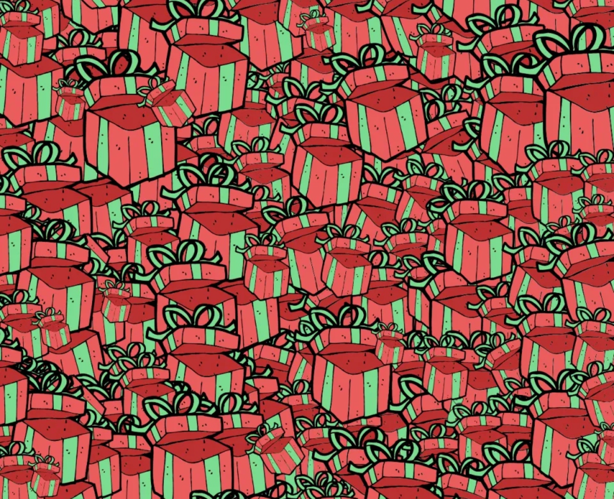 Test de perspicacitate special: găsește sacul cu bani printre cadourile de Crăciun. Puțini pot face asta în doar 4 secunde