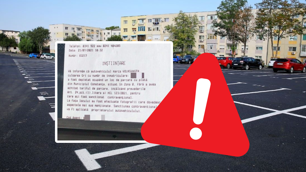 Cod rutier 2024. Cât este amenda pentru parcare neregulamentară.