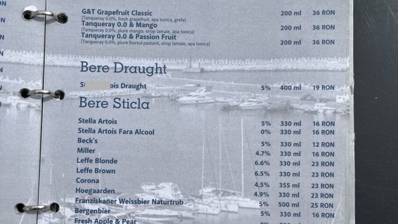 Cât costă o halbă de bere la mare. Prețurile pot ajunge și la 25 de lei în cea mai cunoscută stațiune de pe litoral