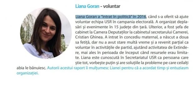 Prezentarea Lianei Goran