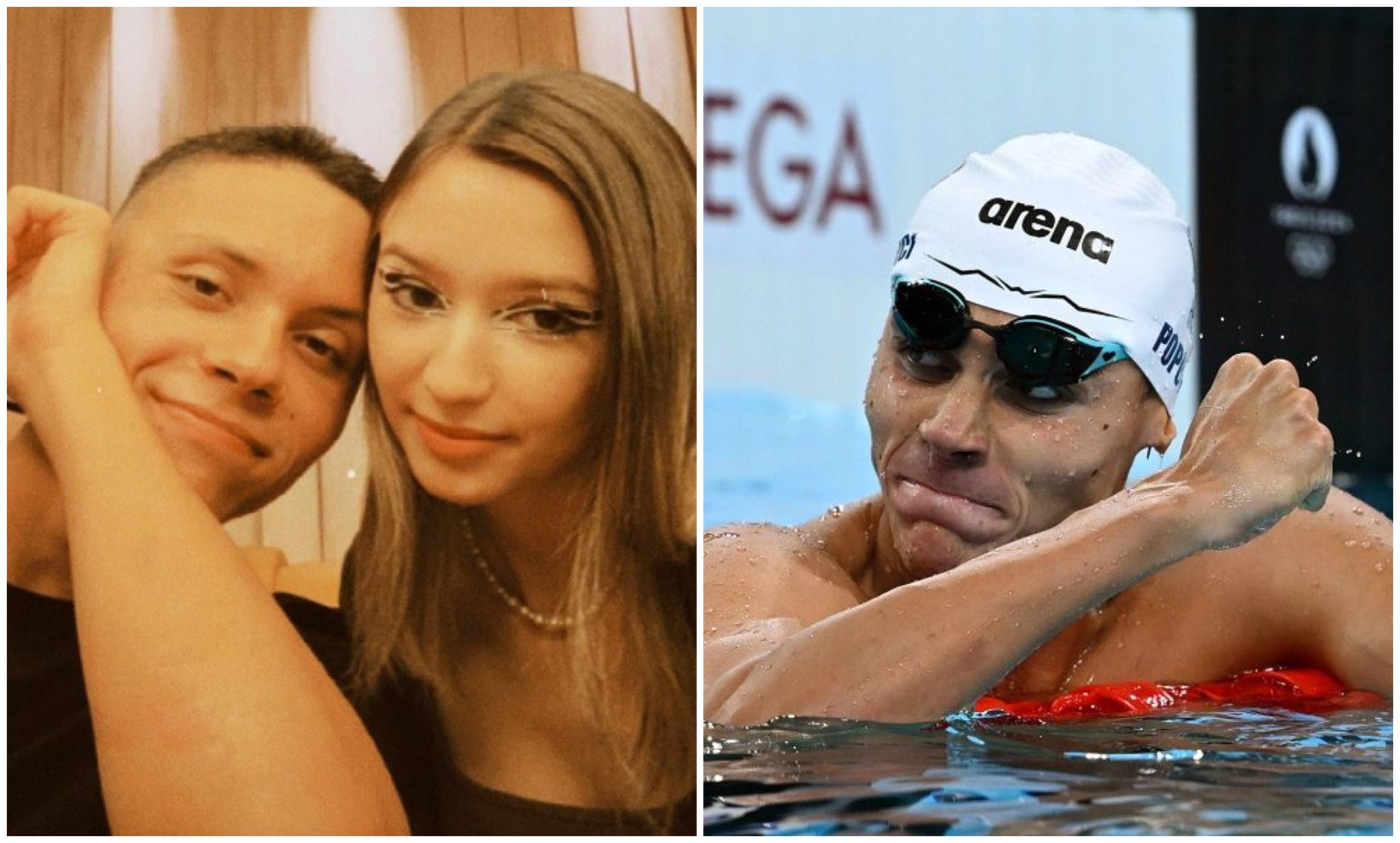 Cum a reacționat iubita lui David Popovici după ce sportivul a devenit campion olimpic la Paris. Taisia a izbucnit în lacrimi