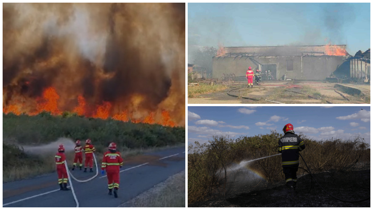 Imagini apocaliptice după incendiul din Maramureș. Sute de hectare au fost mistuite de flăcări. A fost ridicat gradul maxim de alertă