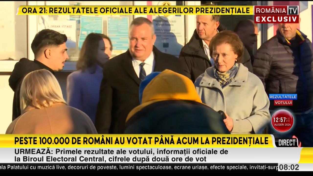 Alegeri România 2024 Nicolae Ciucă, la vot alături de soție Am votat