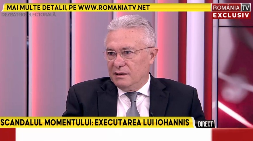 Cristian Diaconescu în platoul România TV