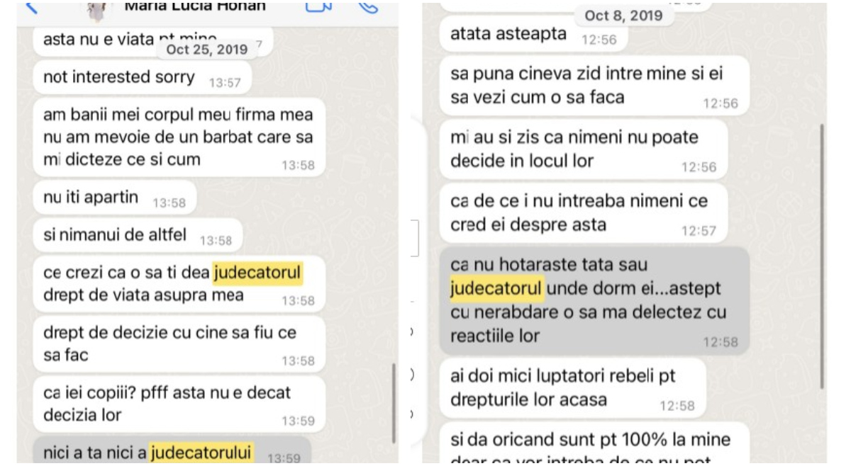  Maria Lucia Hohan manifestă un dispreț total față de justiție și judecători (Sursa: dosar)